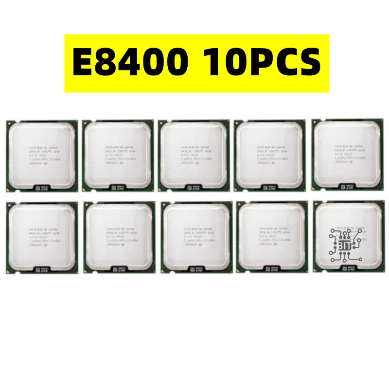 Processador Dual-core E8400 Processador Central do Soquete Lga 775 65w 3.0ghz Fsb 1333mhz 10 Peças