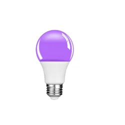 Blacklight Ultraviolet Glow Lamp - 10W E27 Purple Bulb for Ambient Party Lighting