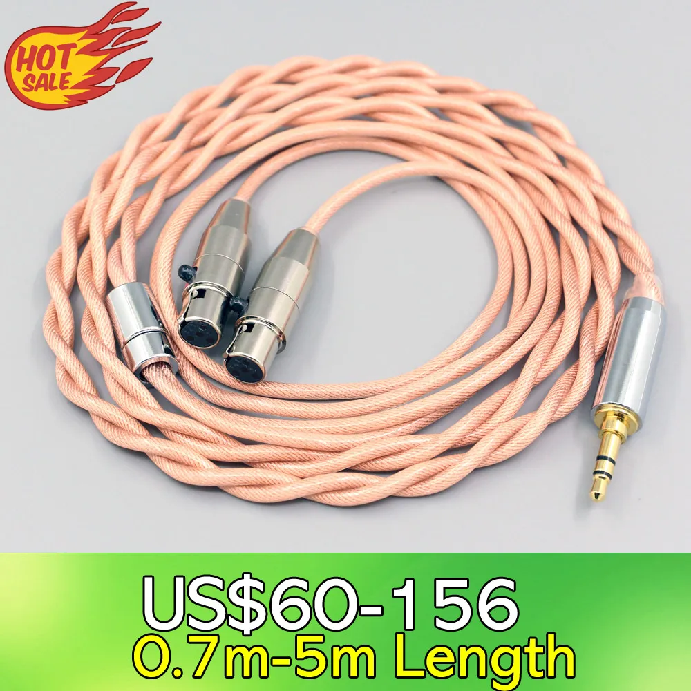 Type6 756 Core Schermatura 7N Litz Occ Cavo Auricolare Per Audeze Lcd-3 Lcd-2 Lcd-X Lcd-Xc Lcd-4Z Lcd-Mx4 Lcd-Gx Lcd-24 Ln008003