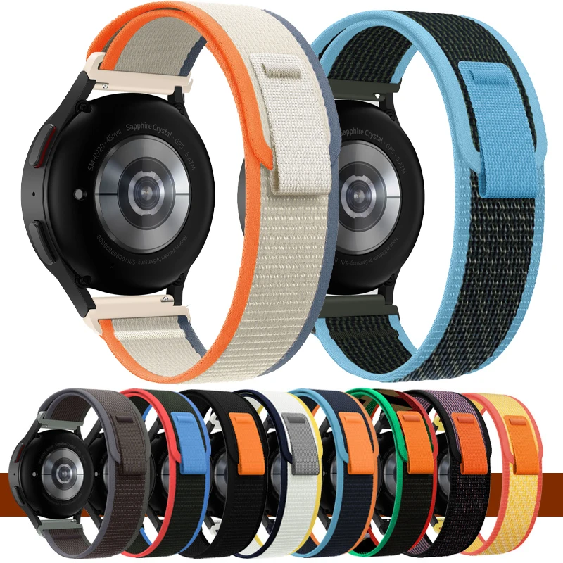 Adjustable Nylon Loop Strap Bracelet