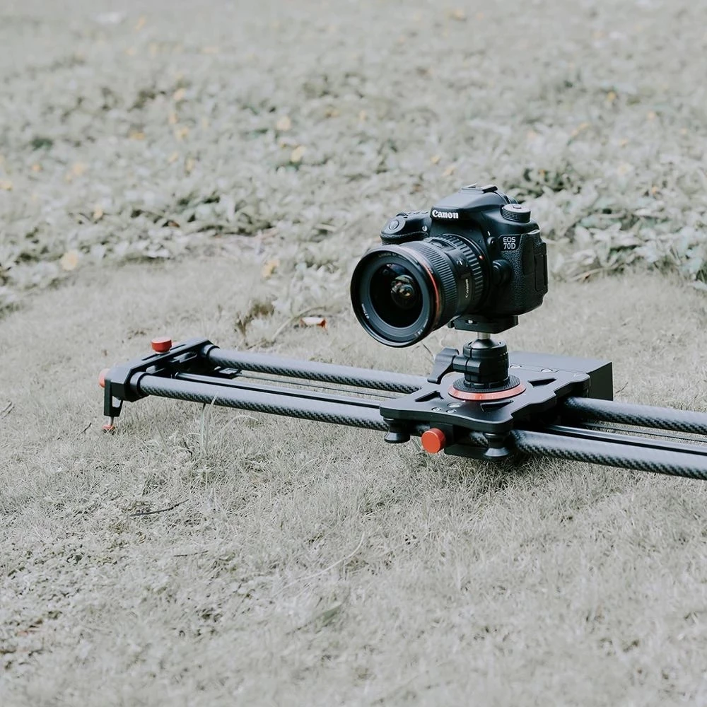 YELANGU L80TC L100TC 100CM Professional Electric Camera Slider for DSLR Motorized Video Carbon Fiber Dolly Track Wireless Remote