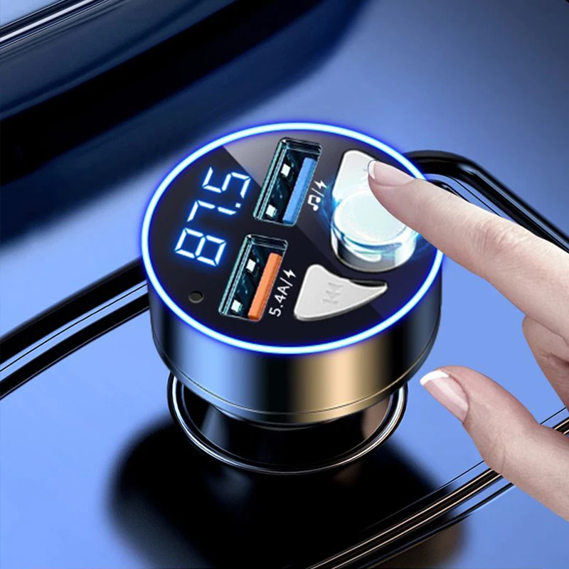 Car Bluetooth Receiver MP3 Player Mobile Phone Navigation Call Charger Universal