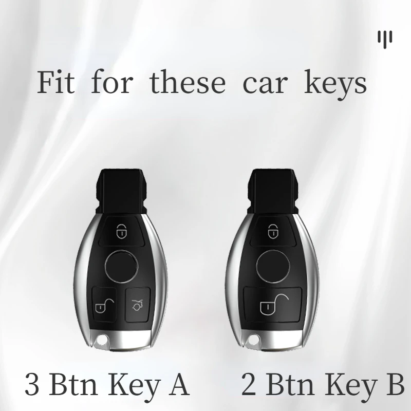 Lega Car Key Case Cover Protection Shell Cover accessori per Benz E C Class W204 W212 W176 GLC CLA GLA Car Styling - S7fd50ec039964456afcdae5ee8d3d064D