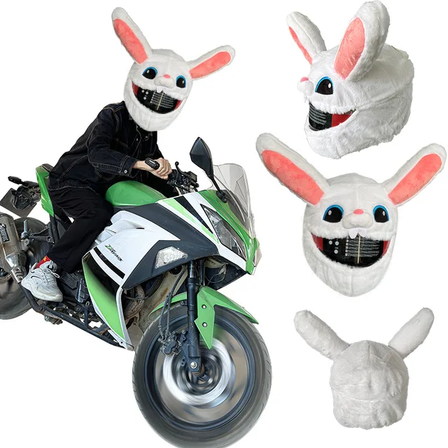 Copricasco Moto In Peluche Divertente - 15 Design Per Uomini E Donne - Foto 6