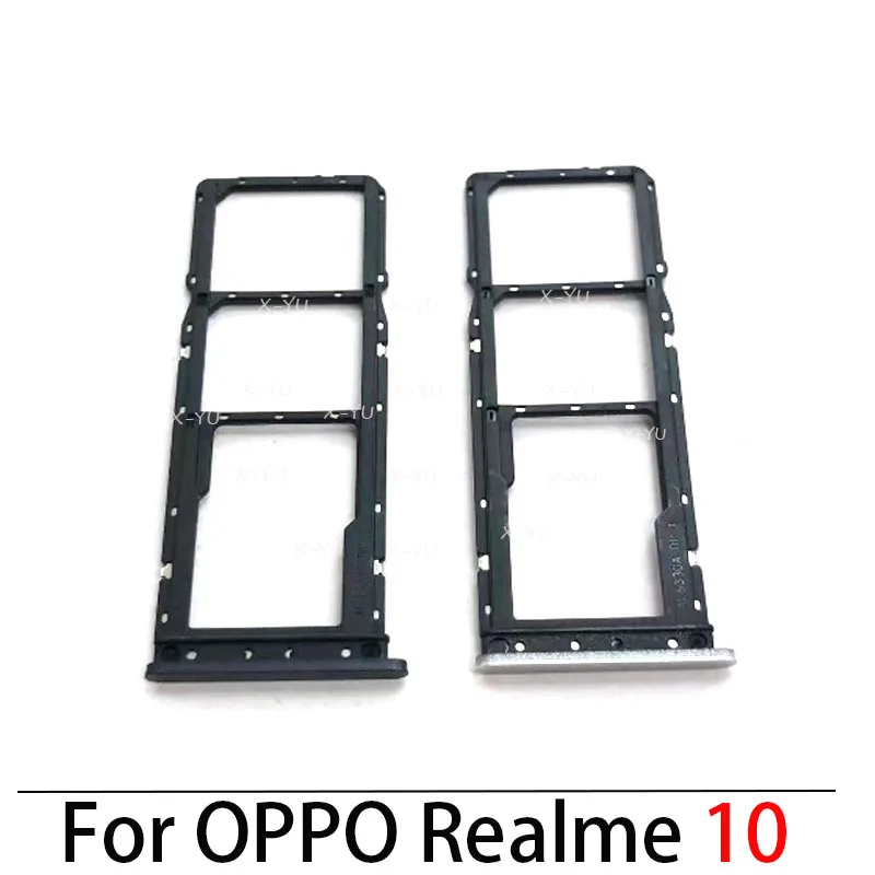 10 Pz Per Oppo Realme 10 / 10 Pro / 10 Pro Plus Pro + Sim Card Vassoio Slot Holder Adattatore Presa Parti Di Riparazione