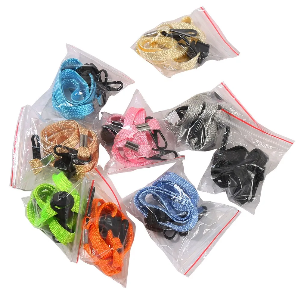Multi-function Hat Adjusting Rope Fisherman Hat Mask Chain Nylon Neck Strap Lanyard Necklace Adjustable 70cm Windproof Chain