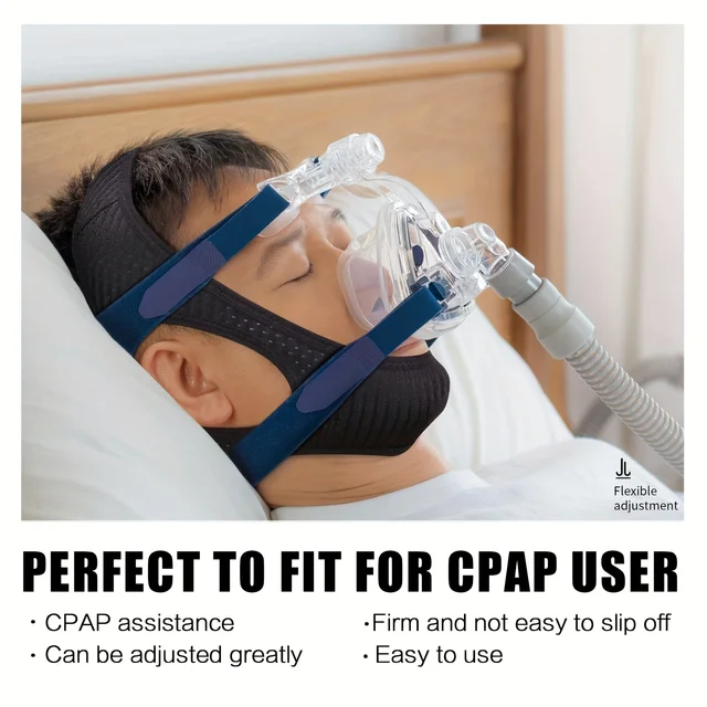 1pc Anti Snore Chin Strap, Anti-Dry Mouth Chin Strap For CPAP Users, Stop Snoring, Snoreless Sleeping Solution For Men And Women 4