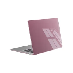 Matte Protective Hard Case for MacBook Air 13.6 - inch (Translucent pink)