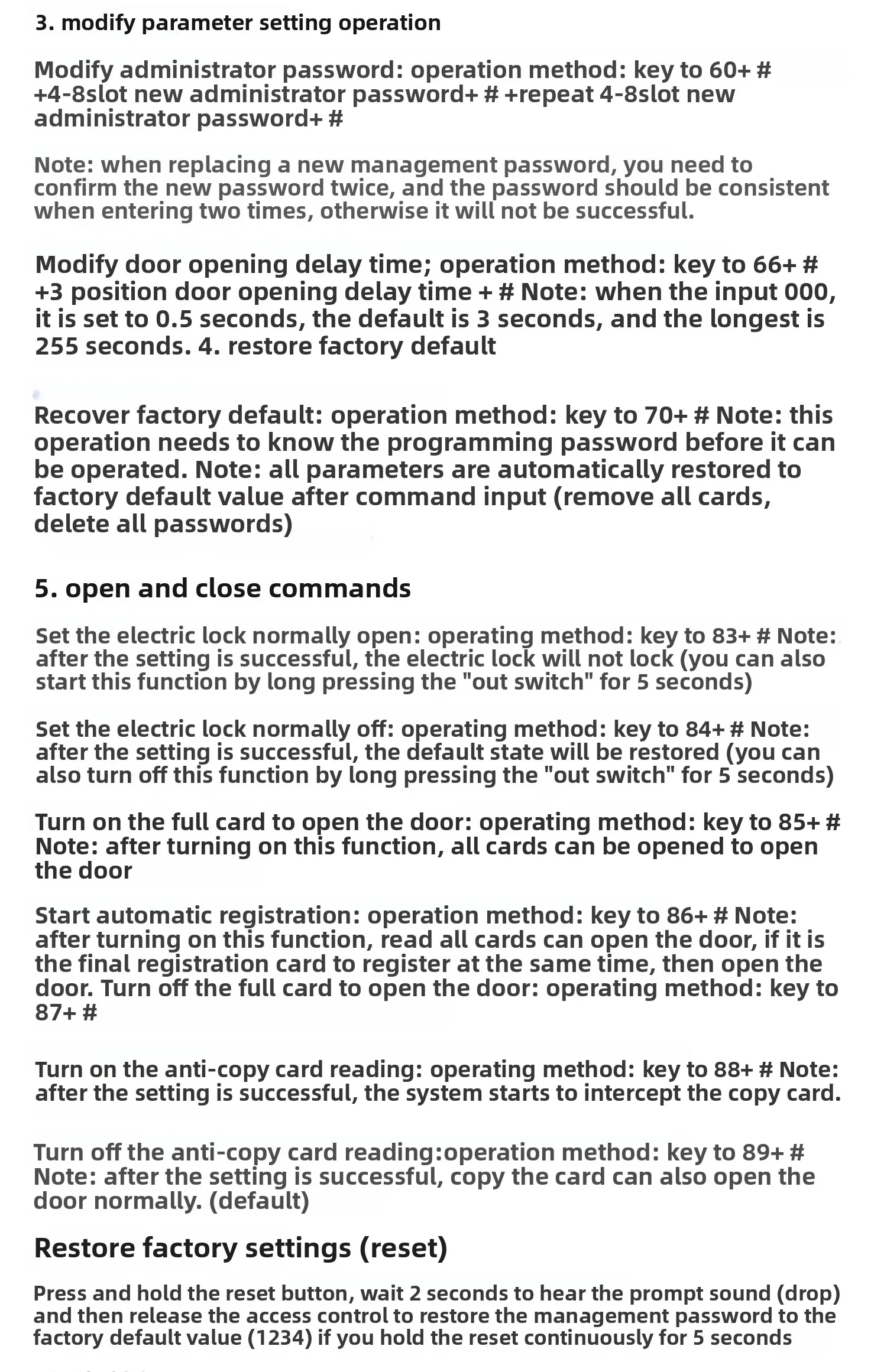 access control integrated machine card swiping password system host glass door m