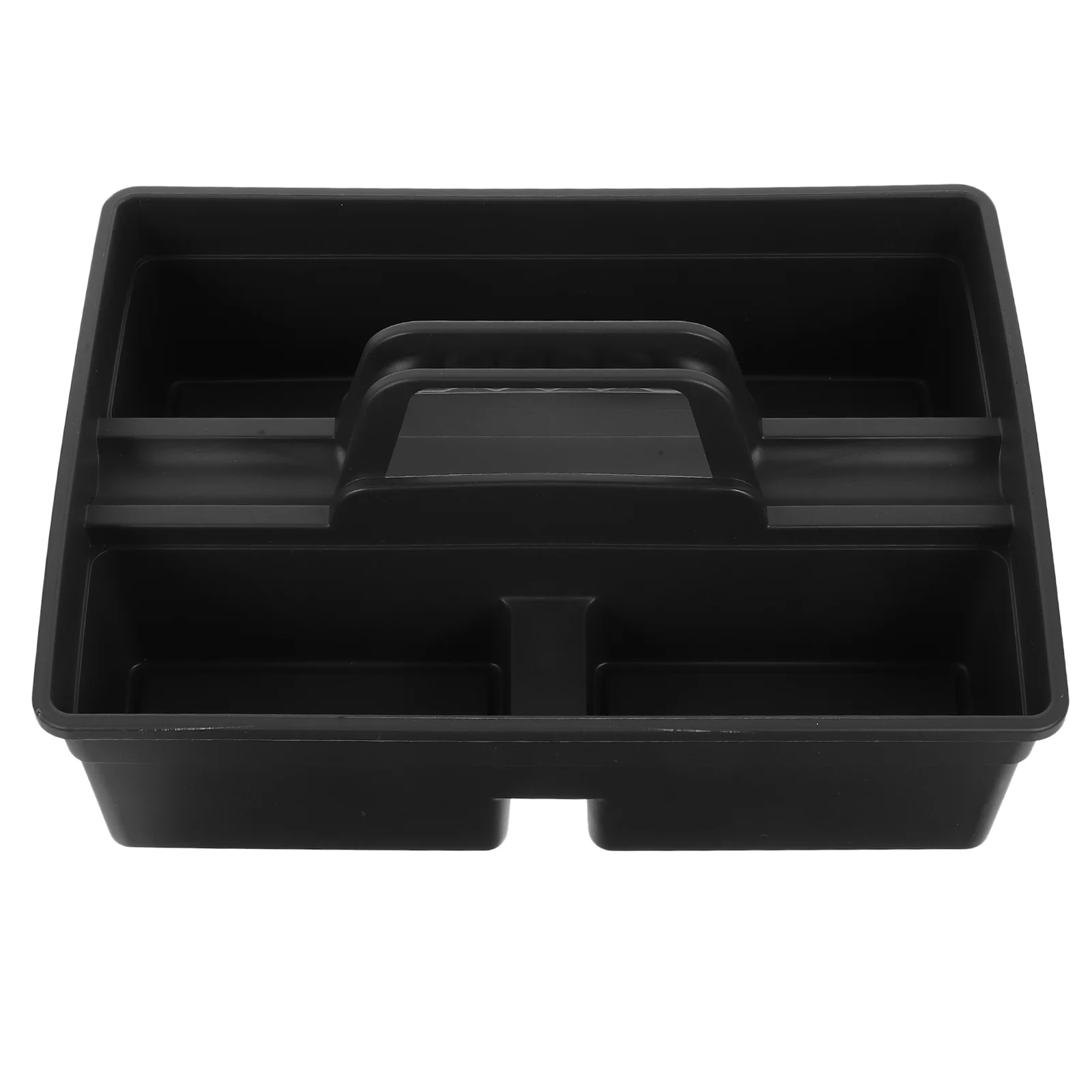 

1 Pc Cleaning Tool Storage Case 3-Compartment 3-Compartment with Handle