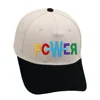 POWER Trucker Hat Embroidery GD Baseball Cap Men  High Quality Retro Double Color Woman Cap Adjustable Buckle Unisex 5
