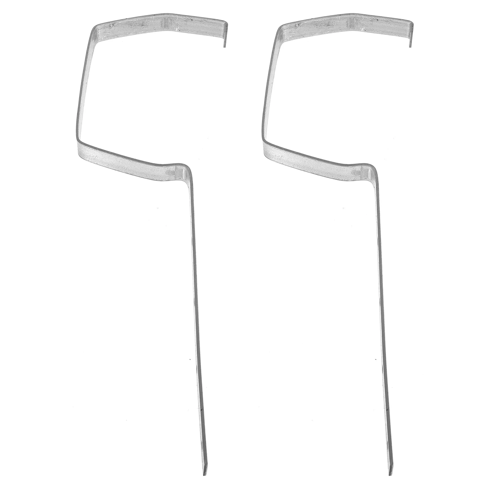 Gutter Bracket Iron Rack for Roof Heavy Duty Rain Gutter Accessory Downspouts Plumbing Sturdy Roof Gutter Bracket Iron Holder 2Pcs