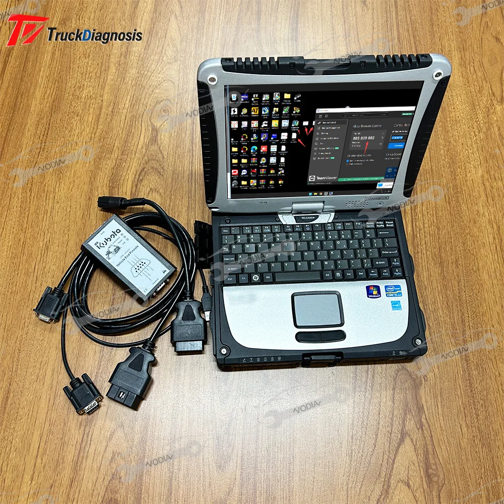 

2024 For KUBOTA Agricultural Tractor Truck DIAGNOSTIC Kit for Kubota Interface Diagnostic Tool and Cf19laptop