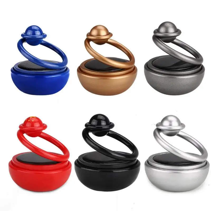 

Car Air Freshener Rotating Solar Powered Car Aromatherapy The Styling Vent Perfume Diffuser Auto Original Perfume Diffusers