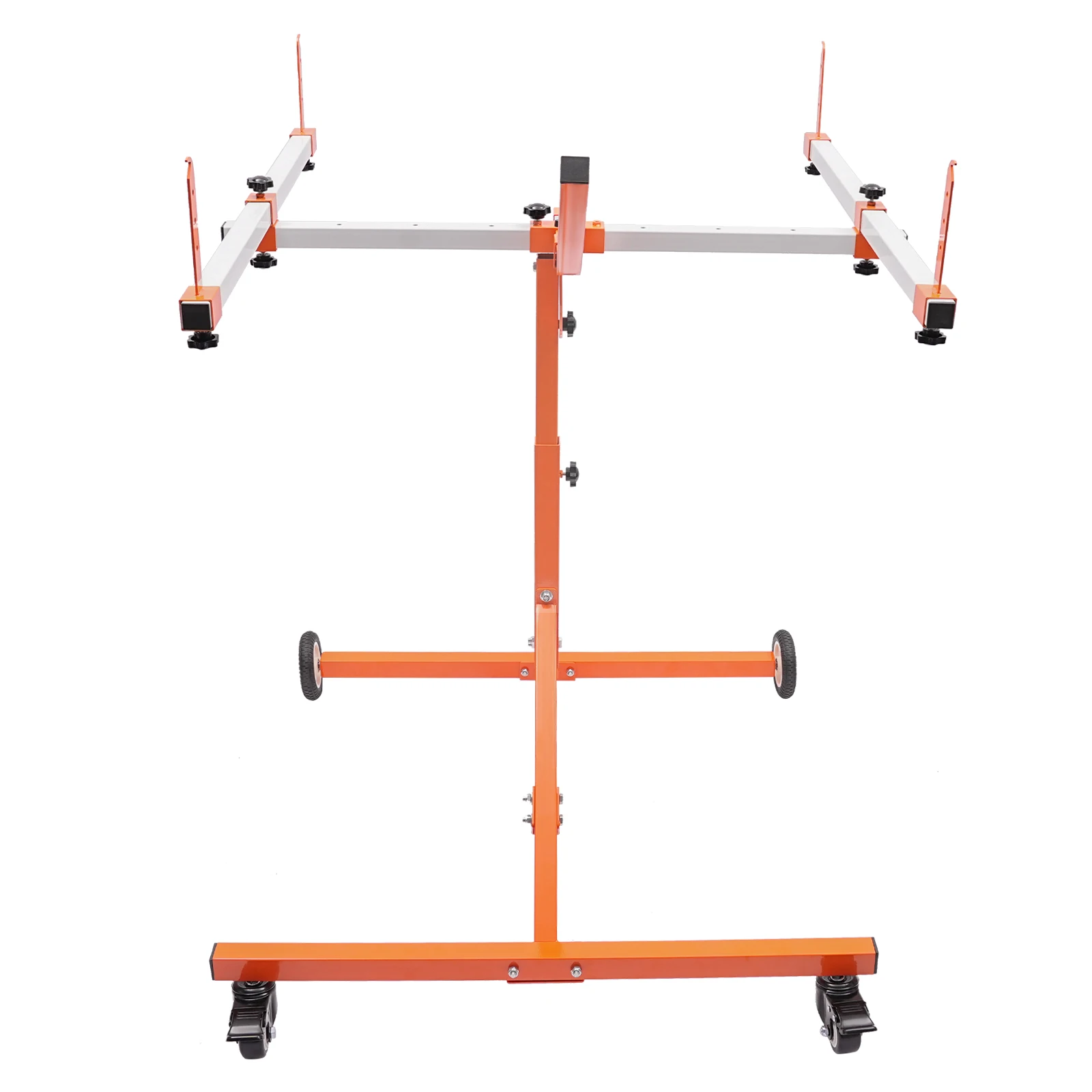 360° Rotating Paint Stand with Wheels & Brakes, Heavy Duty Auto Body Painting Stand for Car Body Panels