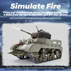 COOLBANK M5A1 U.S.A Stuart Light Tank Model 1/16 2.4G Military Vehicle Remote Control Crawler Tanks Children's Assembly Toy Gift 4