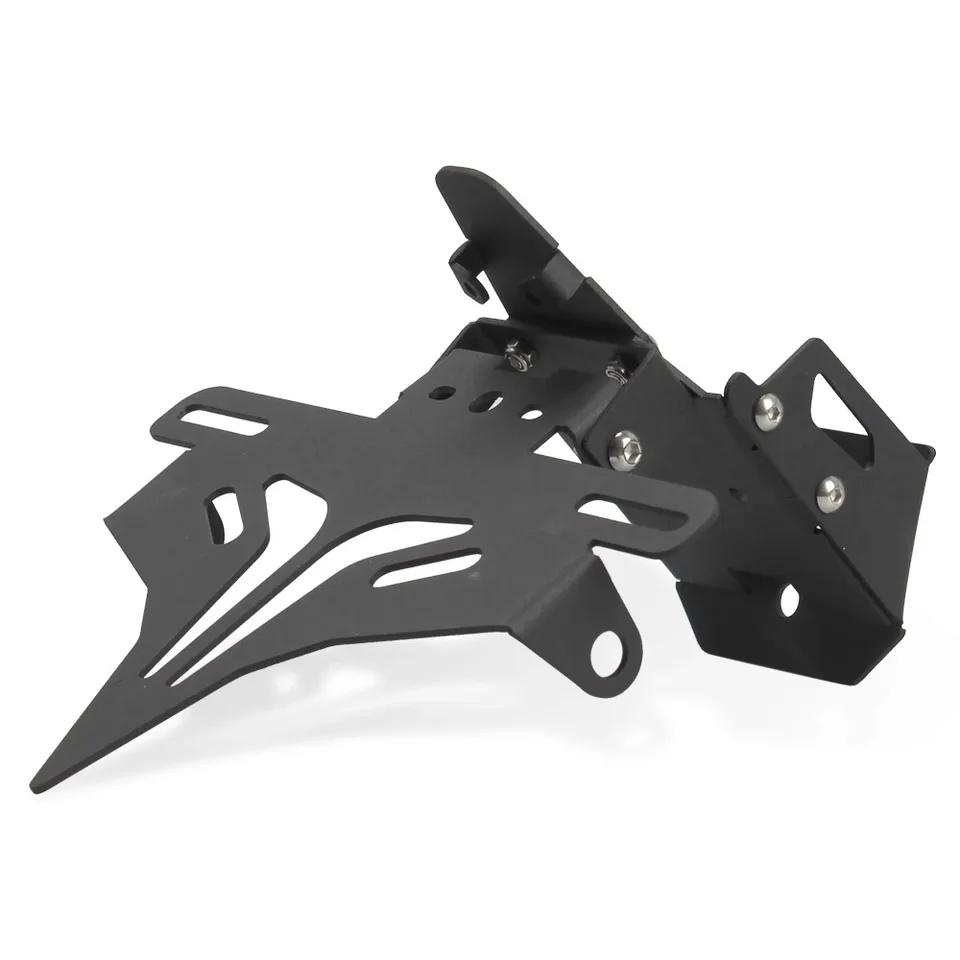 Kennzeichenhalter Für CFMOTO 675SR-R Motorrad - Schwarz, Metall, Klappbar