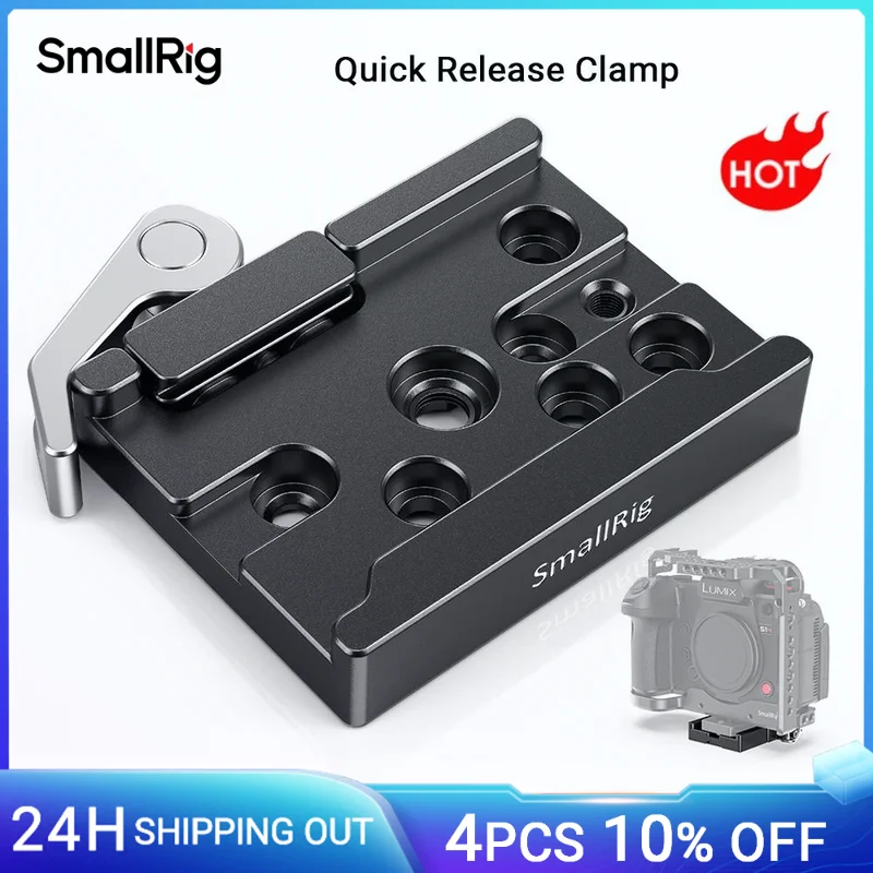 SmallRig Arca-type Монтажная пластина для камеры штатив Монтажная пластина Arca для штативов DSLR быстросъемный зажим 2143
