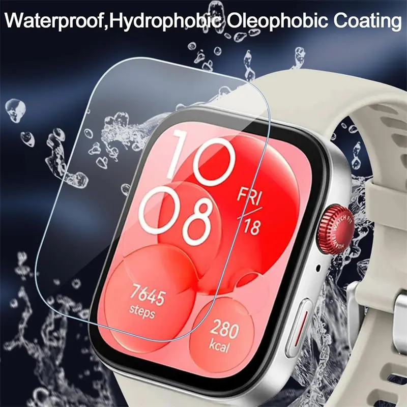 5PCS Screen Protector For Huawei Watch Fit 3/4/4Pro/5Pro Anti Scratch Clear TPU Hydrogel Film Huawei Accessories Protective film - Image 6