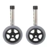 2pcs Walker Wheels Universal Walker Wheels Replacement 6 Adjustable Height Rollator Wheels Accessories for Seniors Walker Wheels 6