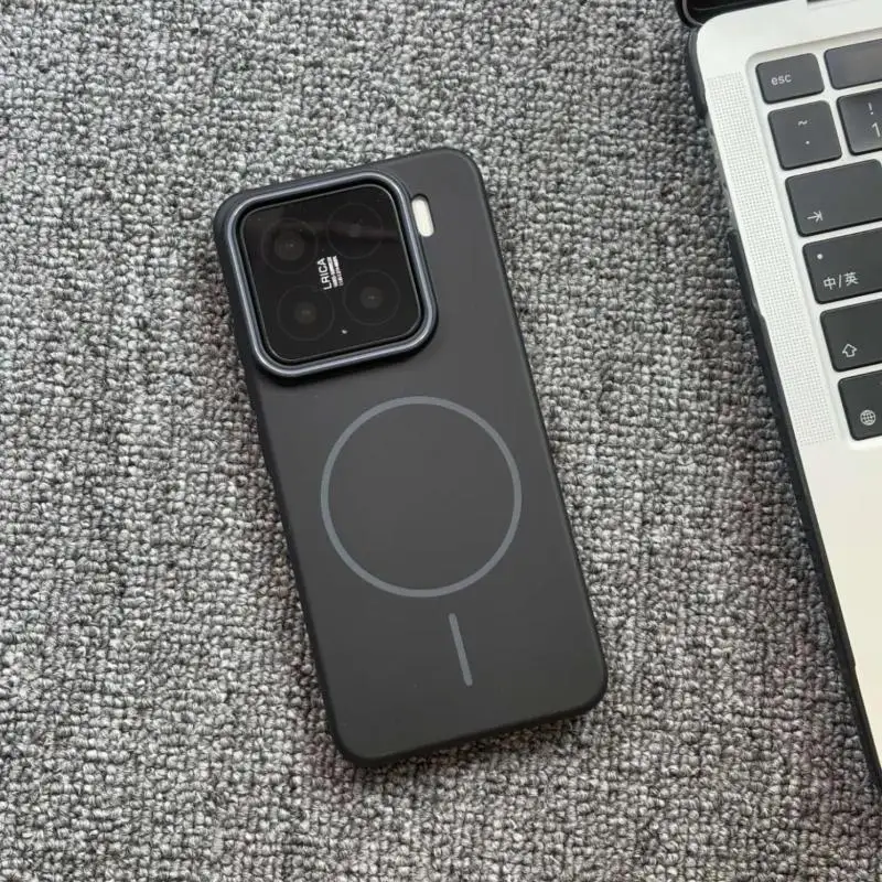Magnetic Frosted Wireless Charging Protective Case - Hard PC Cover