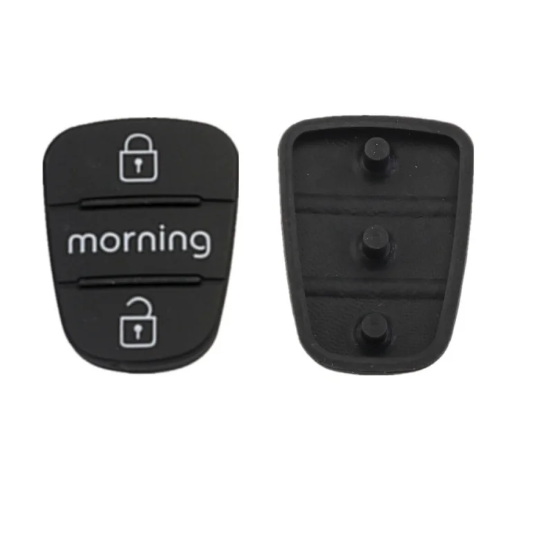 Car Key Shell Hindley Car Key Case Rubber Pad for Hyundai Kia Picanto Rio Solaris Accent Tucson L10 L20 L30 Rio Ceed Morning Elantra Verna
