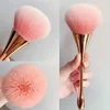 Rose Golden Fan Makeup Brush,Cosmetic Brush Loose Powder Brush ,Highlighting Brush Blush Brush-Soft Hair Makeup Fixing 1