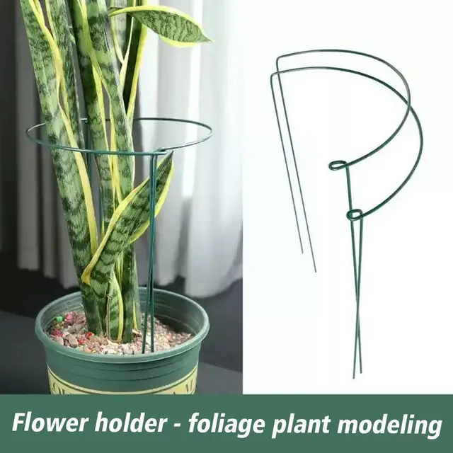 Növényi Hegymászó Keret Vaskerti Támogató Halom Szőlő Virágkert Dekoráció Beltéri Clematis Cserepes - Image 2