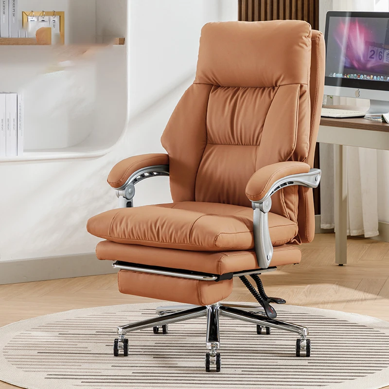 Ergonomic Desk Office Chair Cushion Nordic Working Floor Leather Armchairs Library Fashion Cadeira Presidente Office Supplies the library collection opus vii reckless leather