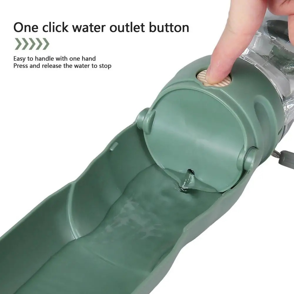 Dog Water Bottle With Food Bowl Water Cup - PeticaDeals