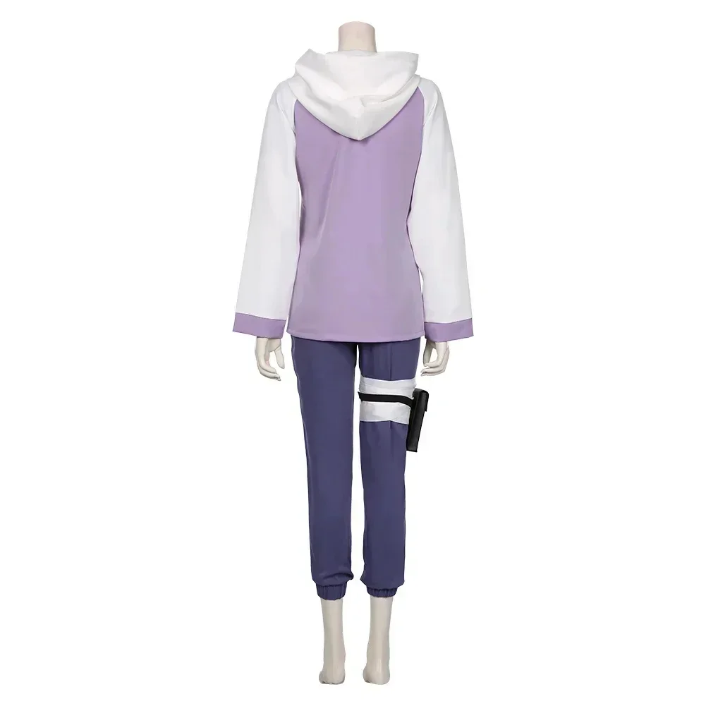 Naruto Hinata Hyuga Dark Purple Synthetic Cosplay Wig