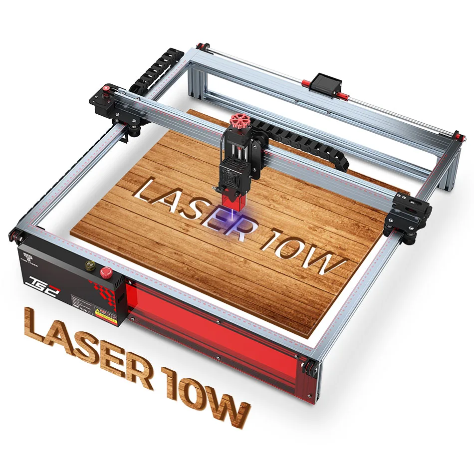 

TWOTREES TS2 10W Cut 15mm Plywood At One Time With 32 Bit Motherboard Metal Laser Engraving Machine For Beginner