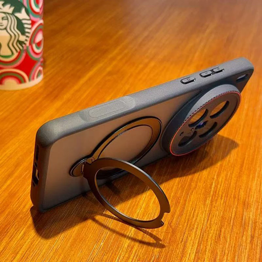 Magnetic 360° Rotatable Shockproof Stand Case with Camera Protection