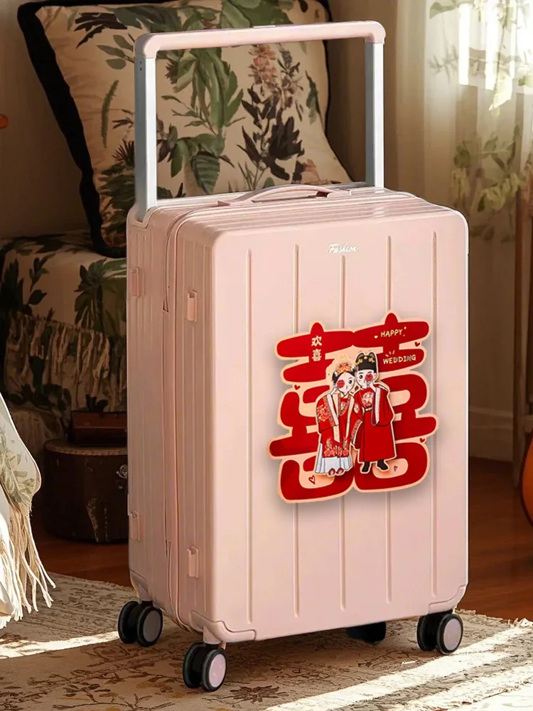 Pink Luggage Wedding Dowry Box Wedding Bride Wedding Dowry Travel - Main Image