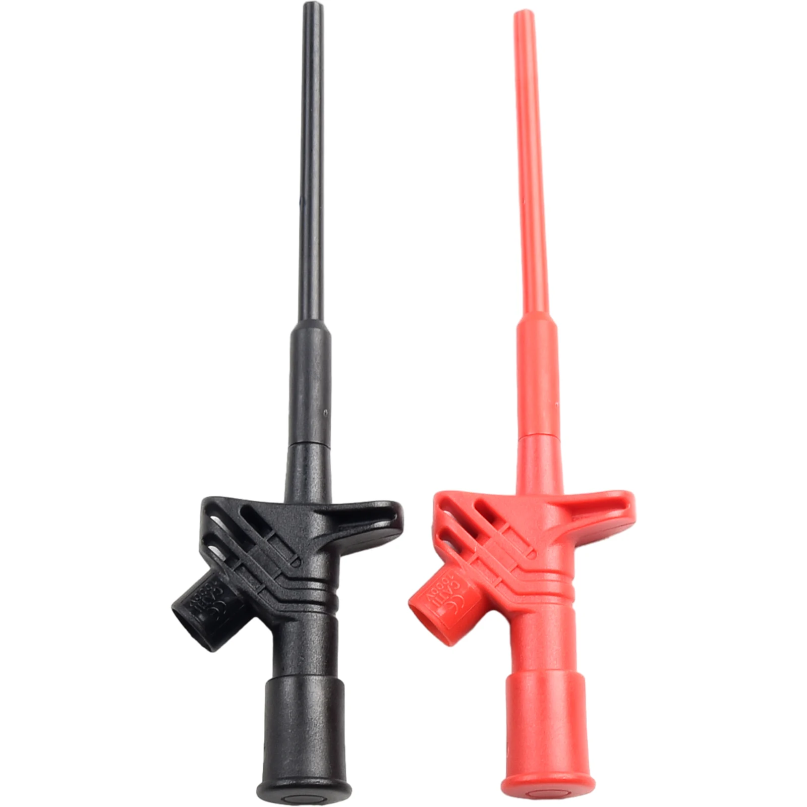 

Test Hook 2PCS Professional Test Hook Clip High Voltage Flexible Insulated Testing Probes Power Tool Accessories Power Tool Part