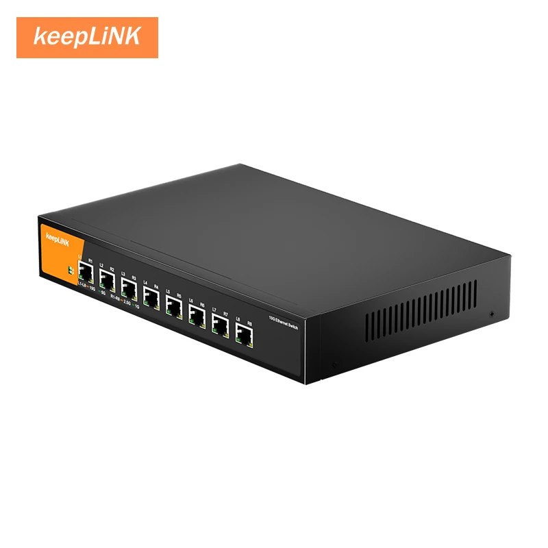sunmoonKEEP LINK 8ポート　KP-9000-9XH-X keepLink KP9000-9XH-X Review Sub $49 2.5GbE Switch