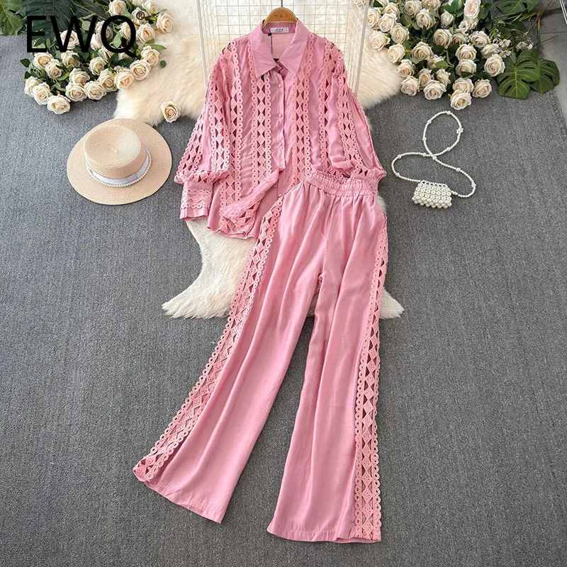 Conjunto Casual De 2 Peças Com Top Sem Mangas Com Botões Na Frente E Gola De Lapela E Saia Plissada