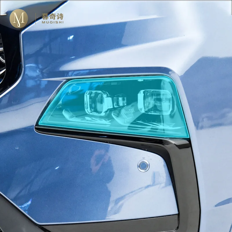 

Налобные фонари для Ford Equator Sport 2022-2023Car, прозрачные/дымчатые, черные, ТПУ, защитная пленка против царапин и песка