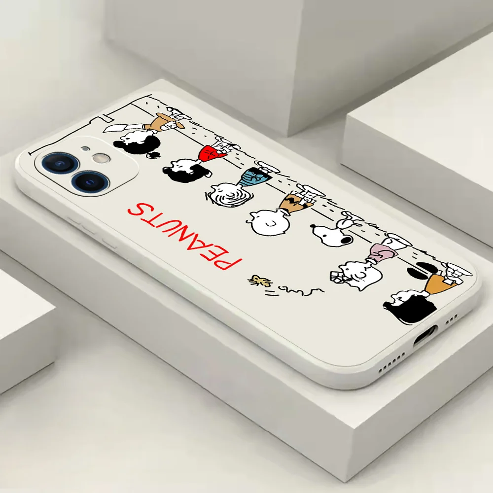 USA Cute Cartoon Snoopy For Funda iPhone 11 13 12 Pro Max 12 13 Mini X XR XS MAX SE 2020 6 6S 7 8 Plus Phone Case Cover Celular apple iphone 13 pro case