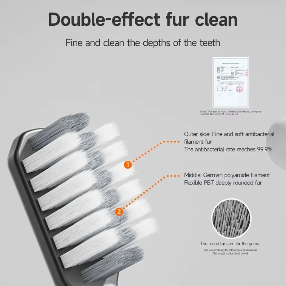 접이식 여행용 칫솔 휴대용 미니 소형 치솔 부드러운 브리슬 탈착식 성인용 칫솔 비즈니스 여행용