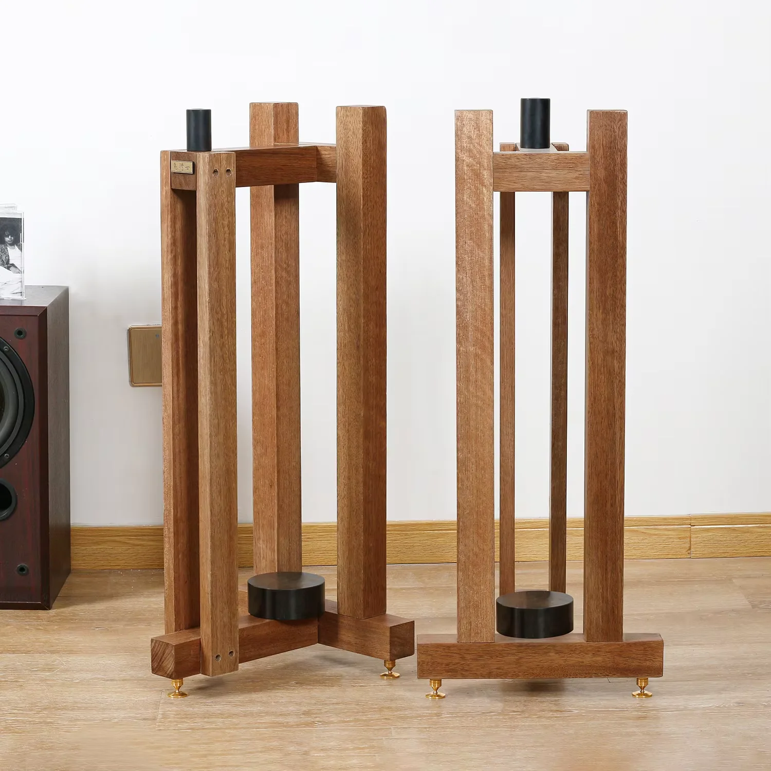Z-344-T-Shaped-Speaker-Stand-High-End-Floor-Mounted-Sound-Rack-Solid ...
