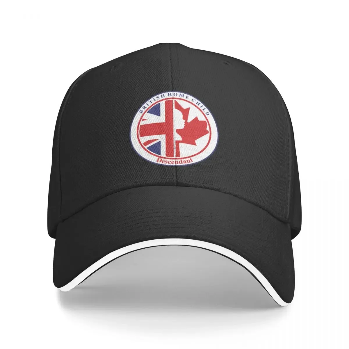 

British Home Child Descendant Baseball Cap Snap Back Hat derby hat Men Women's