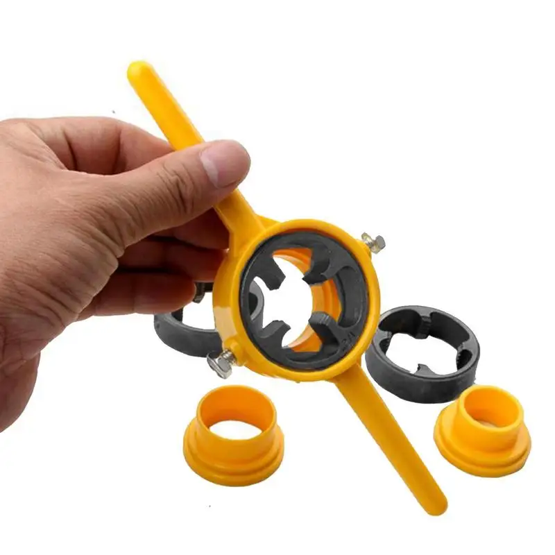 

Thread Restorer Kit Solid Screw Tap With PP Handle 6 Pcs Plumbing Tool Taper Pipe Thread Tap Die Set Thread Tool Maker Screw Die