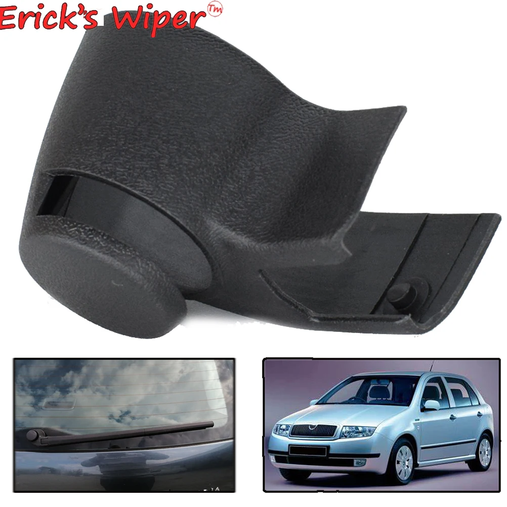 Erick's Wiper Rear Windscreen Wiper Arm Nut Cover Cap For Skoda Fabia 6Y Tailgate Window Replacement Part
