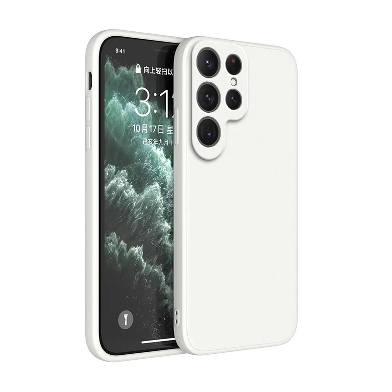 Classic Shockproof Liquid Silicone Phone Case - Enhanced Protection and Style