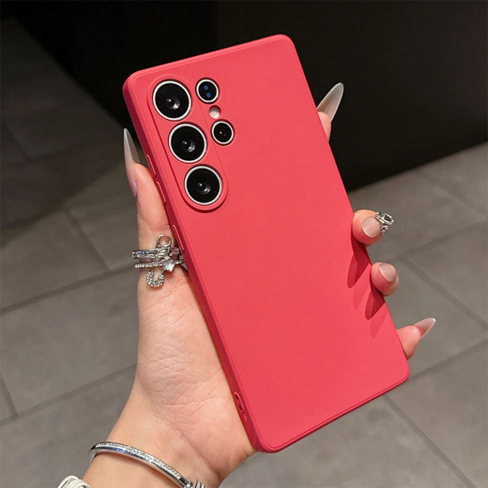 Enhanced Shockproof Soft Silicone Phone Case - Sleek TPU Bumper Protective Shell