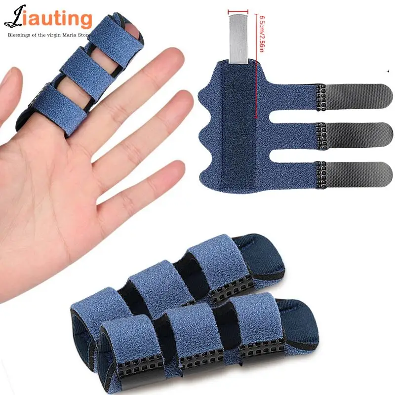 

1Pcs Adjustable Finger Corrector Splint Pain Relief Finger Brace Support Hand Splint Fix Strap Protector For Arthritis Joint