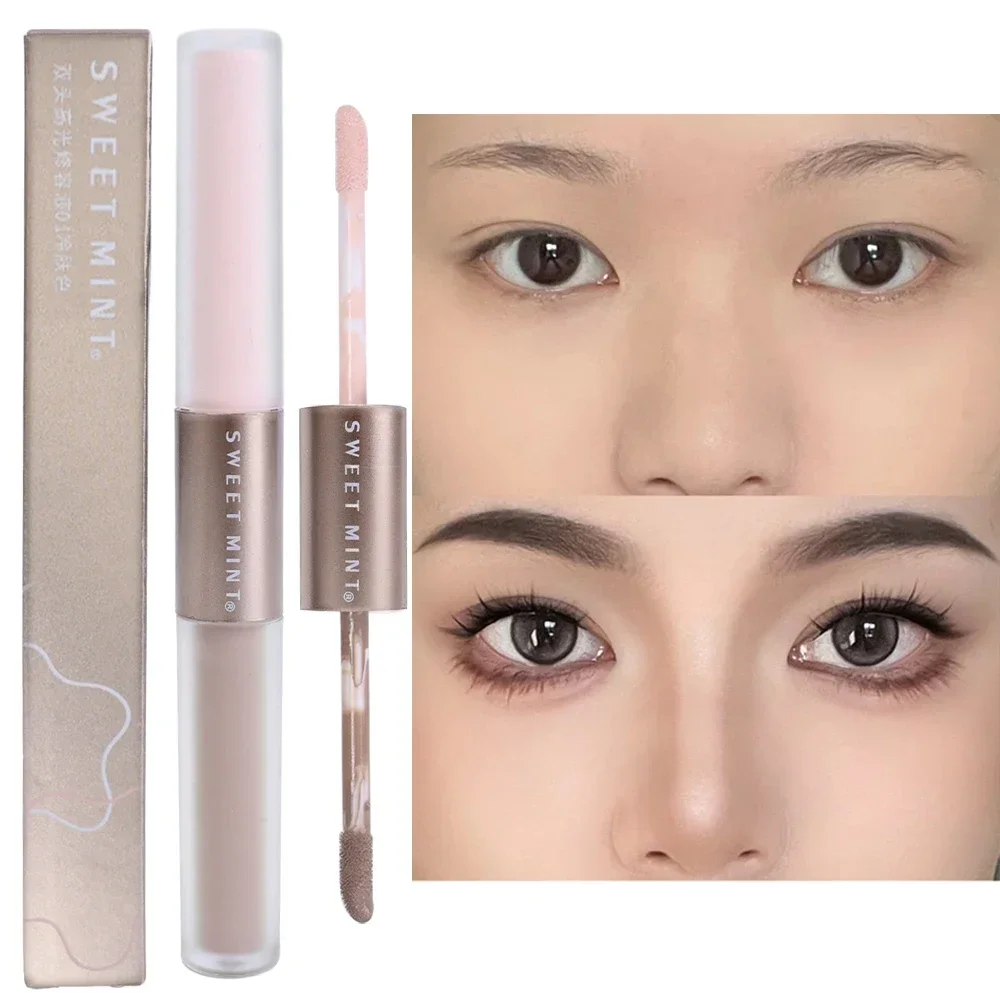 Evidenziatore Opaco A Doppia Estremità Matita Contorno Lunga Durata 3D Viso Naso Ombra Stick Trucco Viso Contorno Bronzer Cosmetici