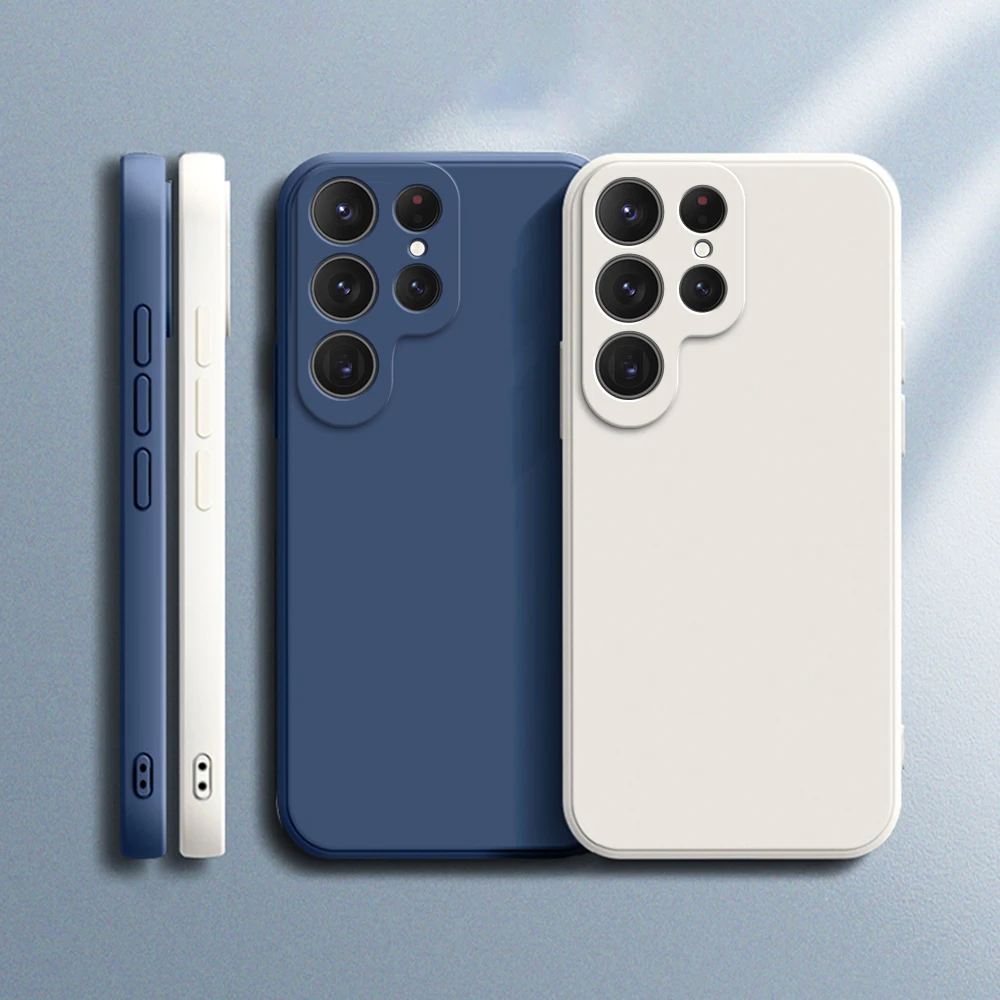 Classic Shockproof Liquid Silicone Phone Case - Enhanced Protection and Style