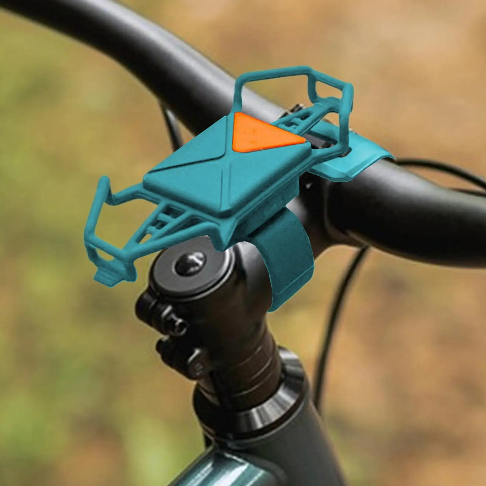 Phone Holder For Bike Scooter Phone Holder Silicone Strap High-Elasticity Anti-Slip Adjustable Stand 360 Degree Rotatable